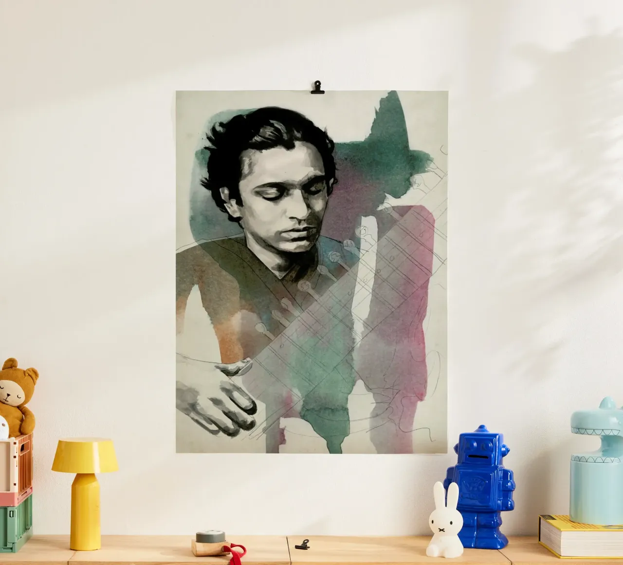 Ravi Shankar carta hahnemühle da David Diehl