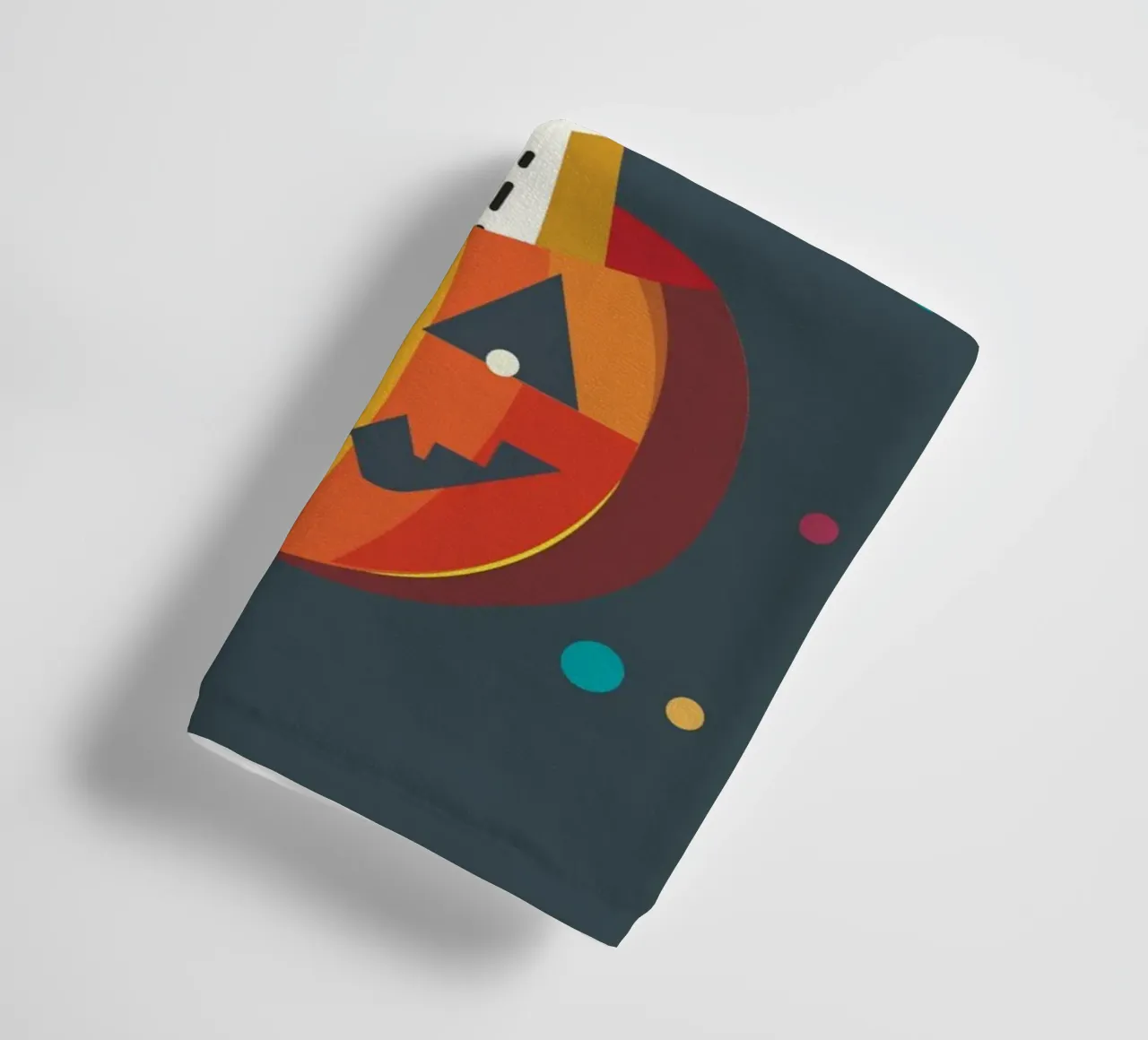 Renard endormi dans une citrouille d'Halloween - Motif mignon serviette de bain de namosh