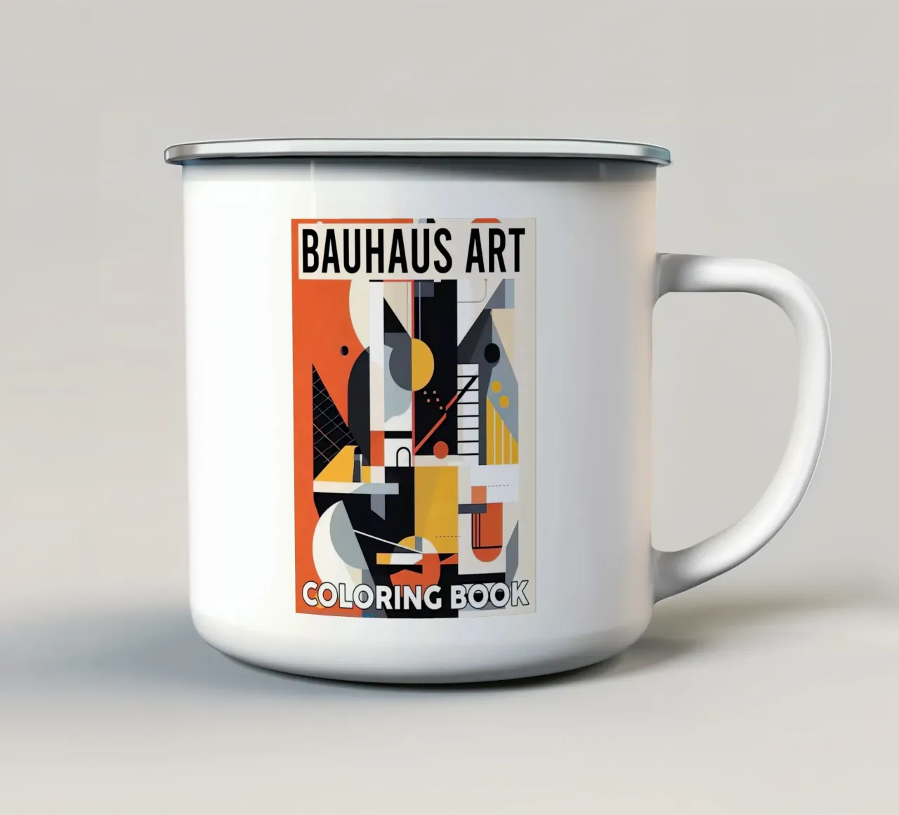 Bauhaus tazza in smalto da Brooke