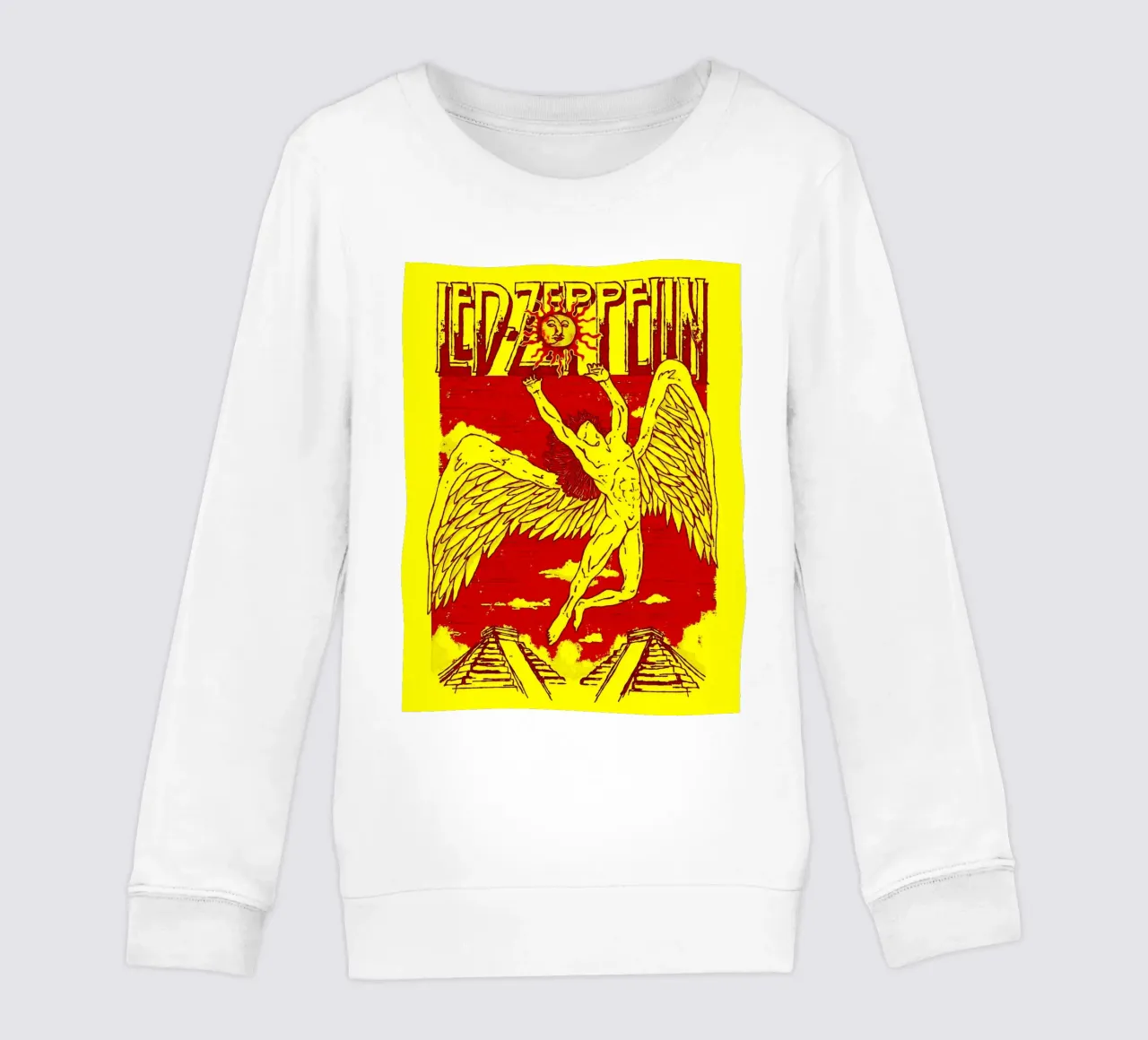 Led Zeppelin Band Art felpa bambino da vanhesling
