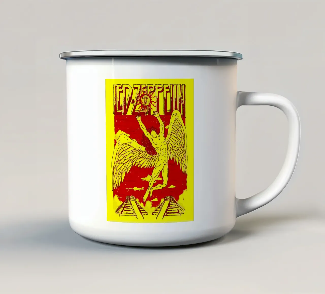 Led Zeppelin Band Art tazza in smalto da vanhesling