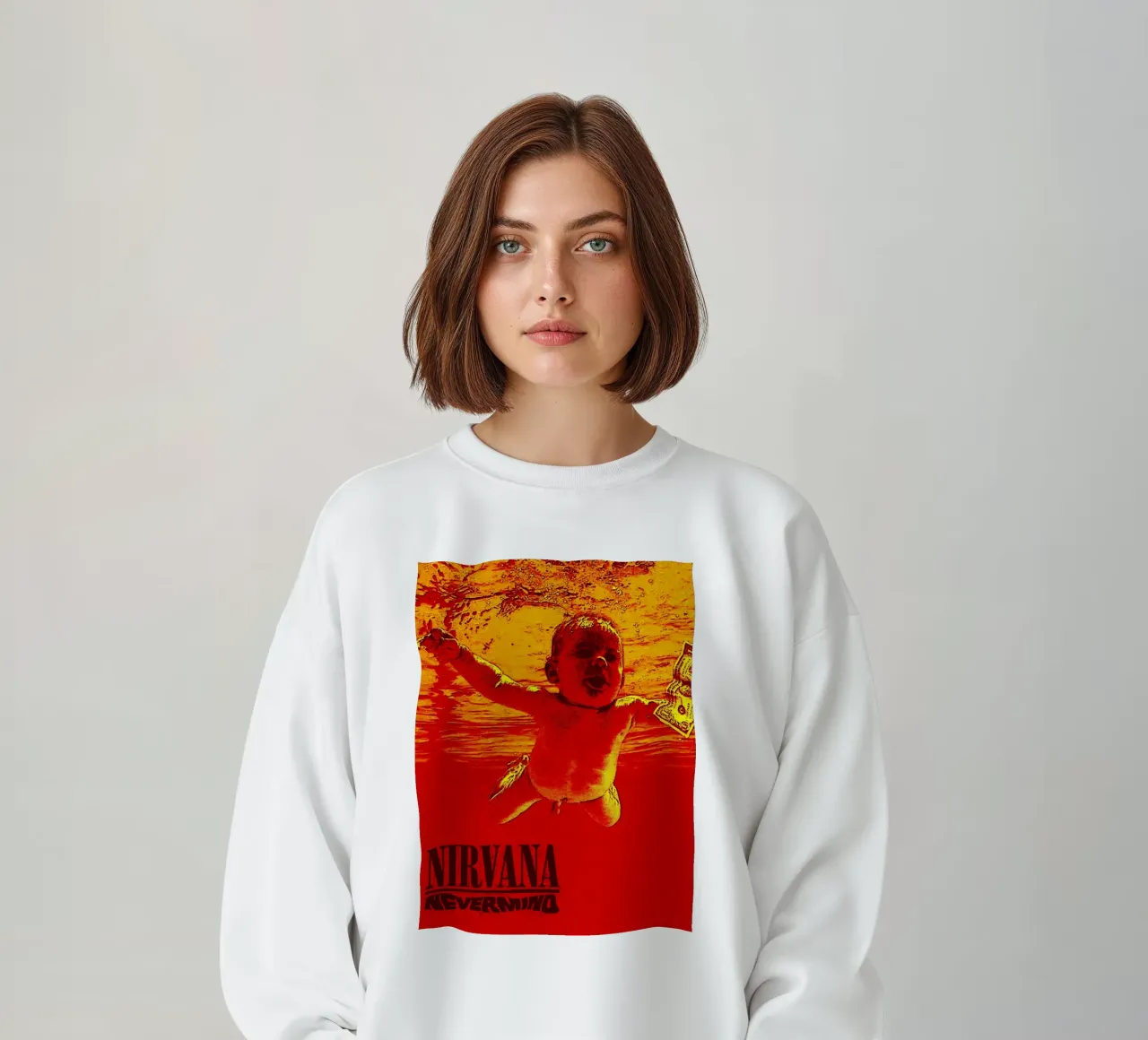 Nirvana Band Art felpa da vanhesling