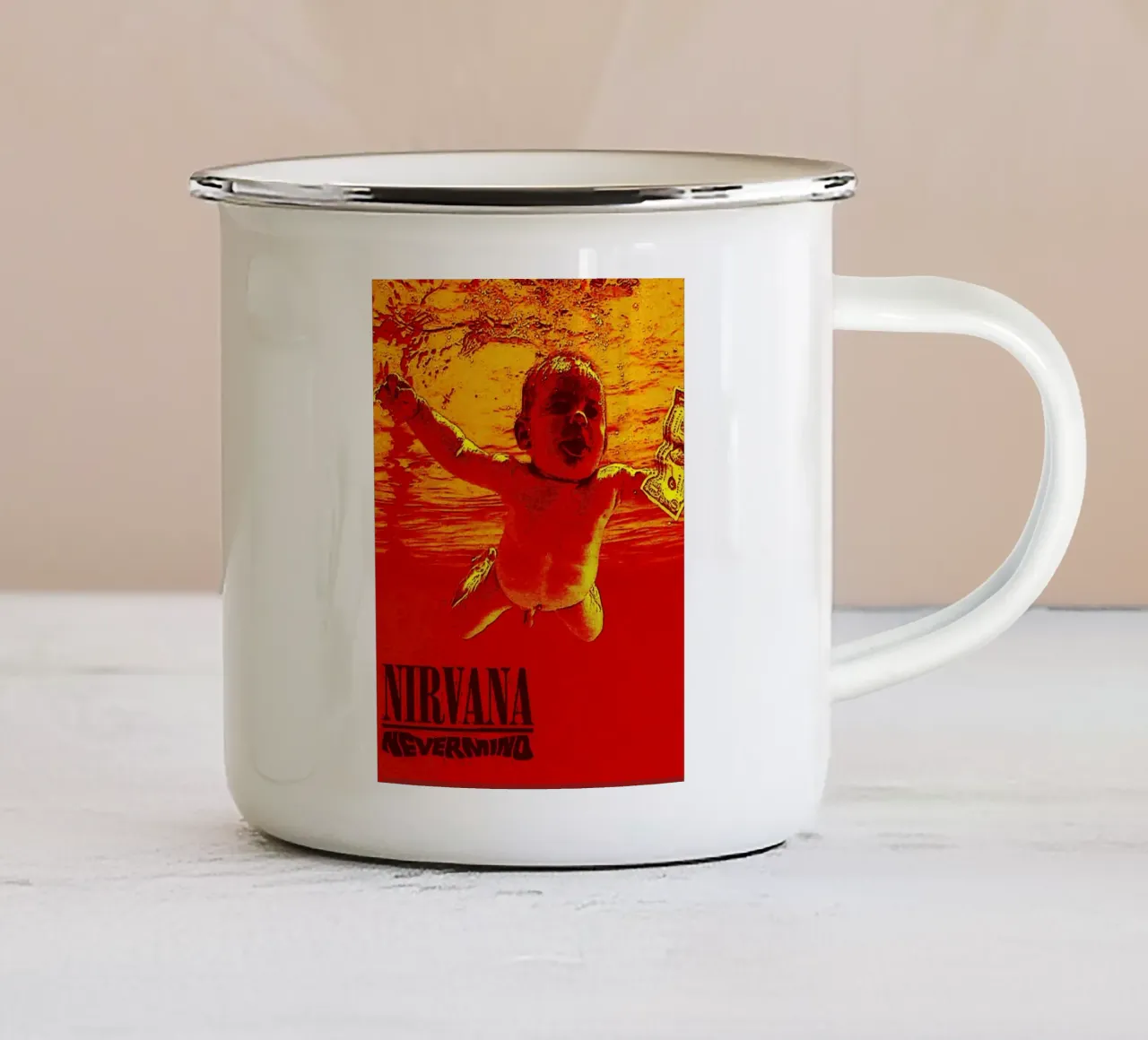 Nirvana Band Art tazza in smalto da vanhesling