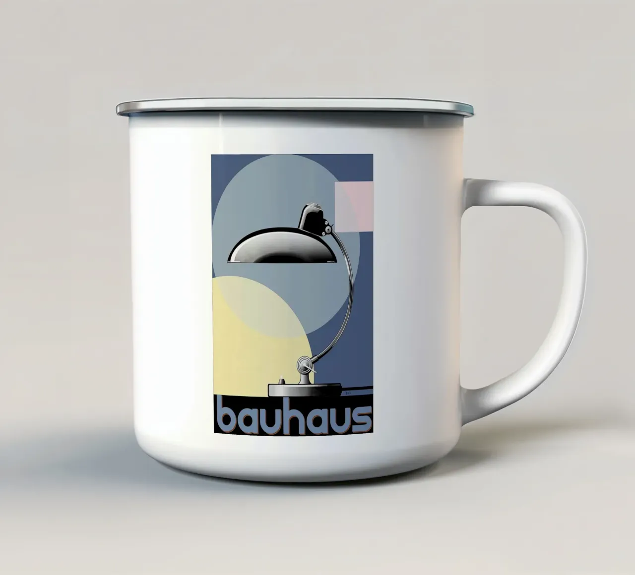 Bauhaus tazza in smalto da Brooke