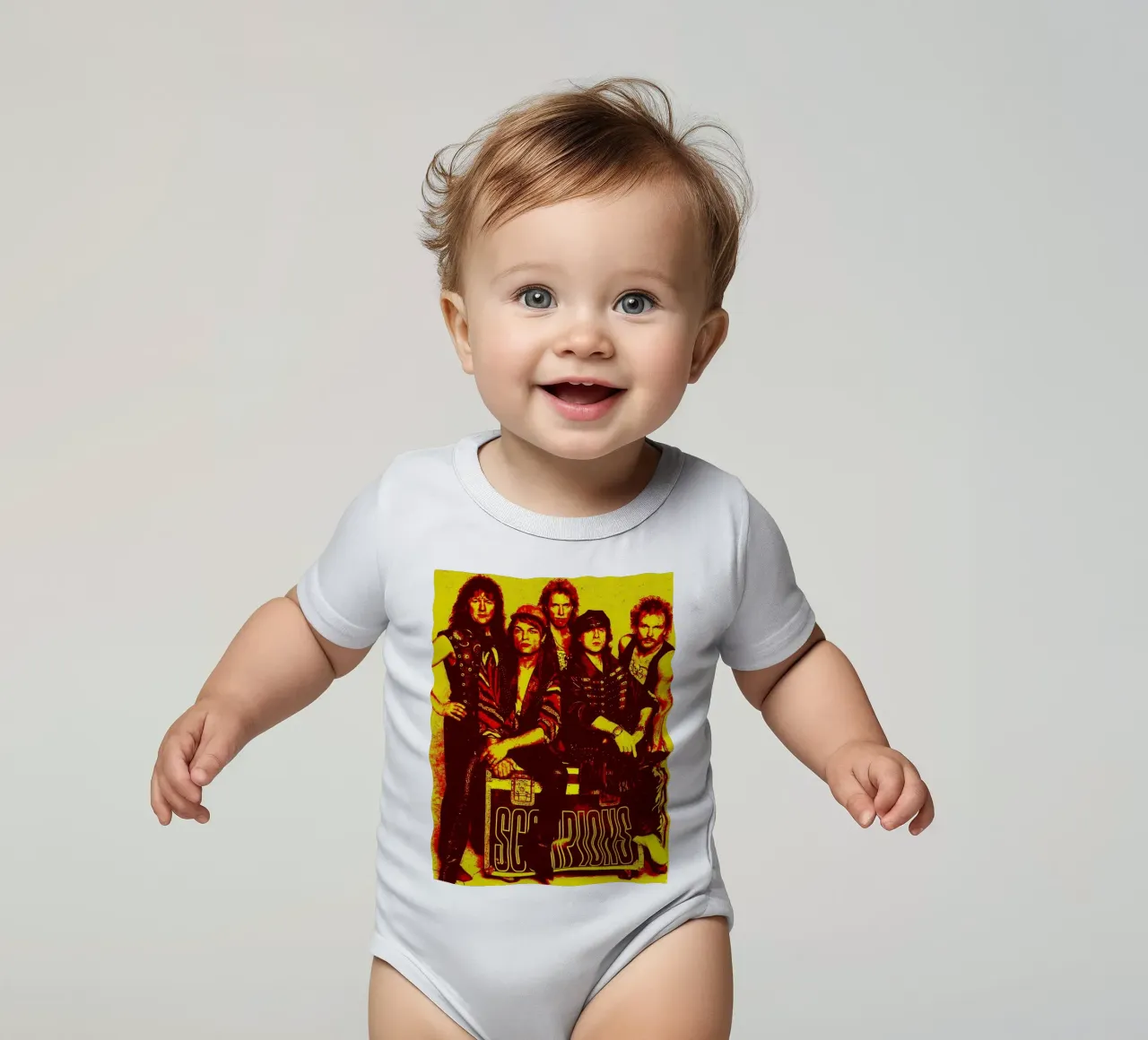 Scorpions Band Art body neonato maniche corte da vanhesling