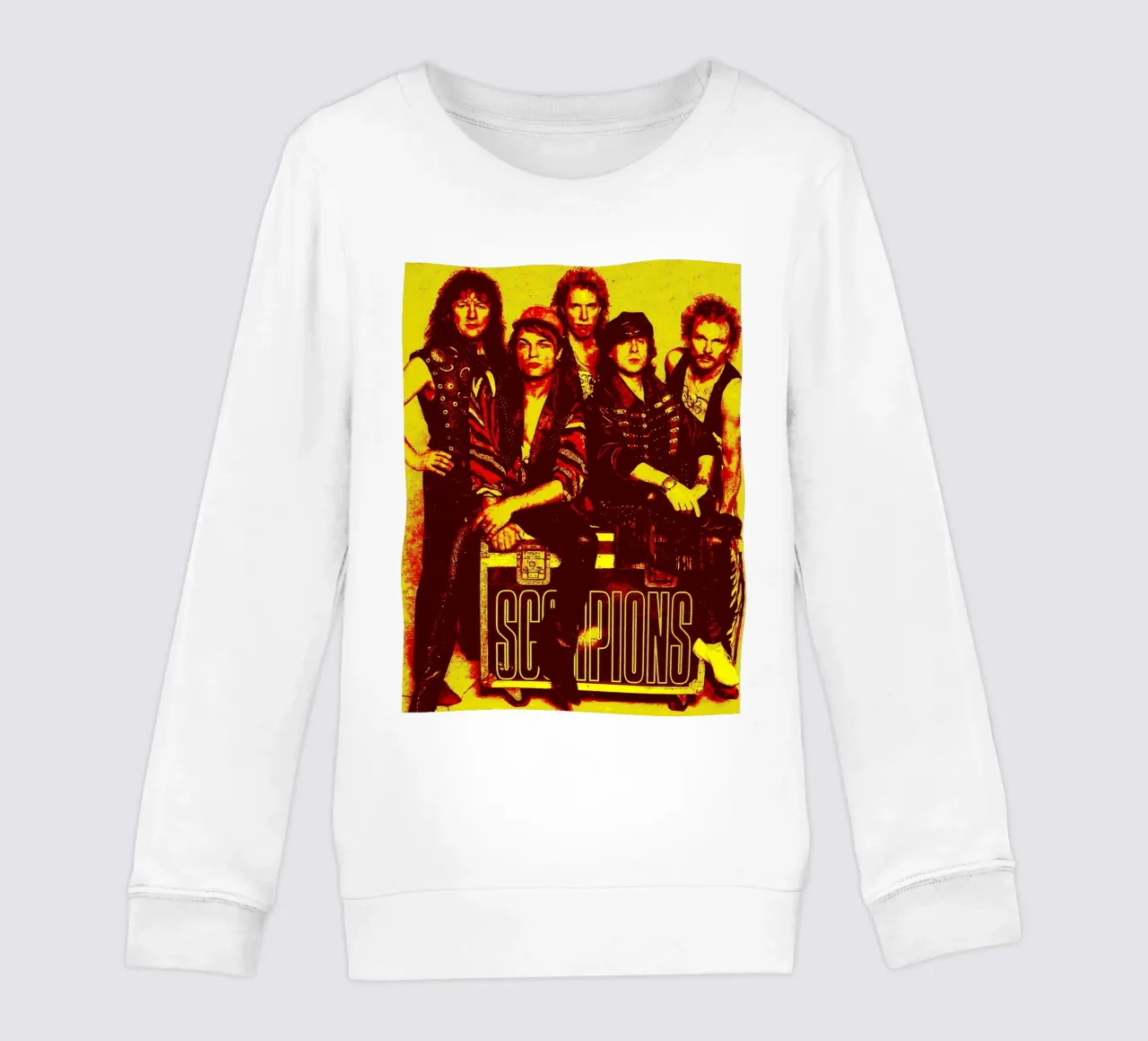 Scorpions Band Art kids sweatshirt by vanhesling