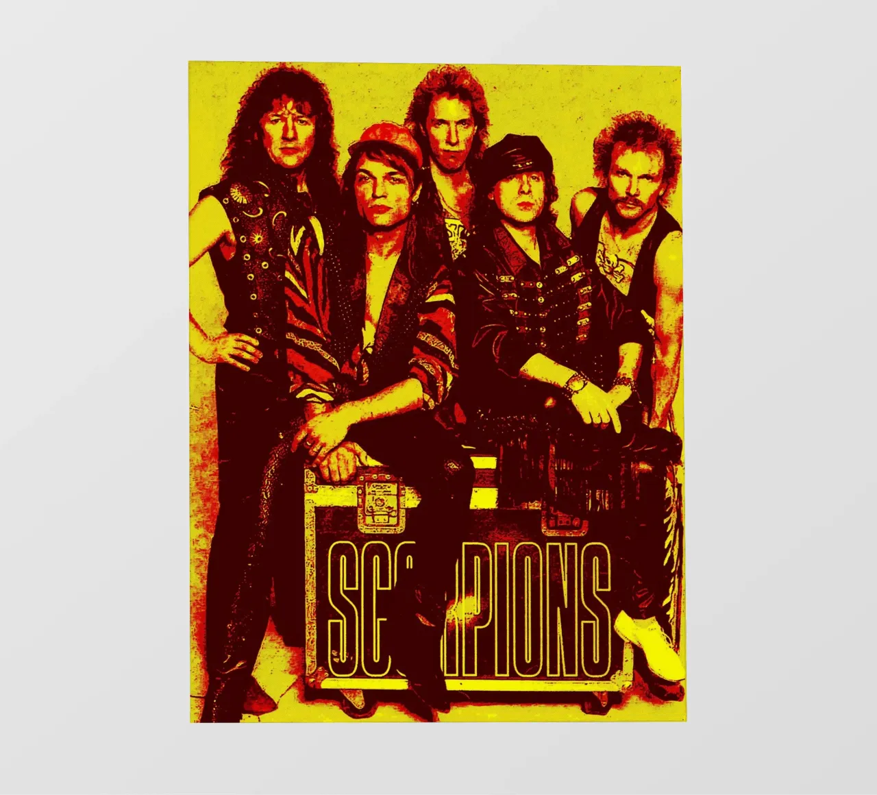 Scorpions Band Art pellicola backlit da vanhesling