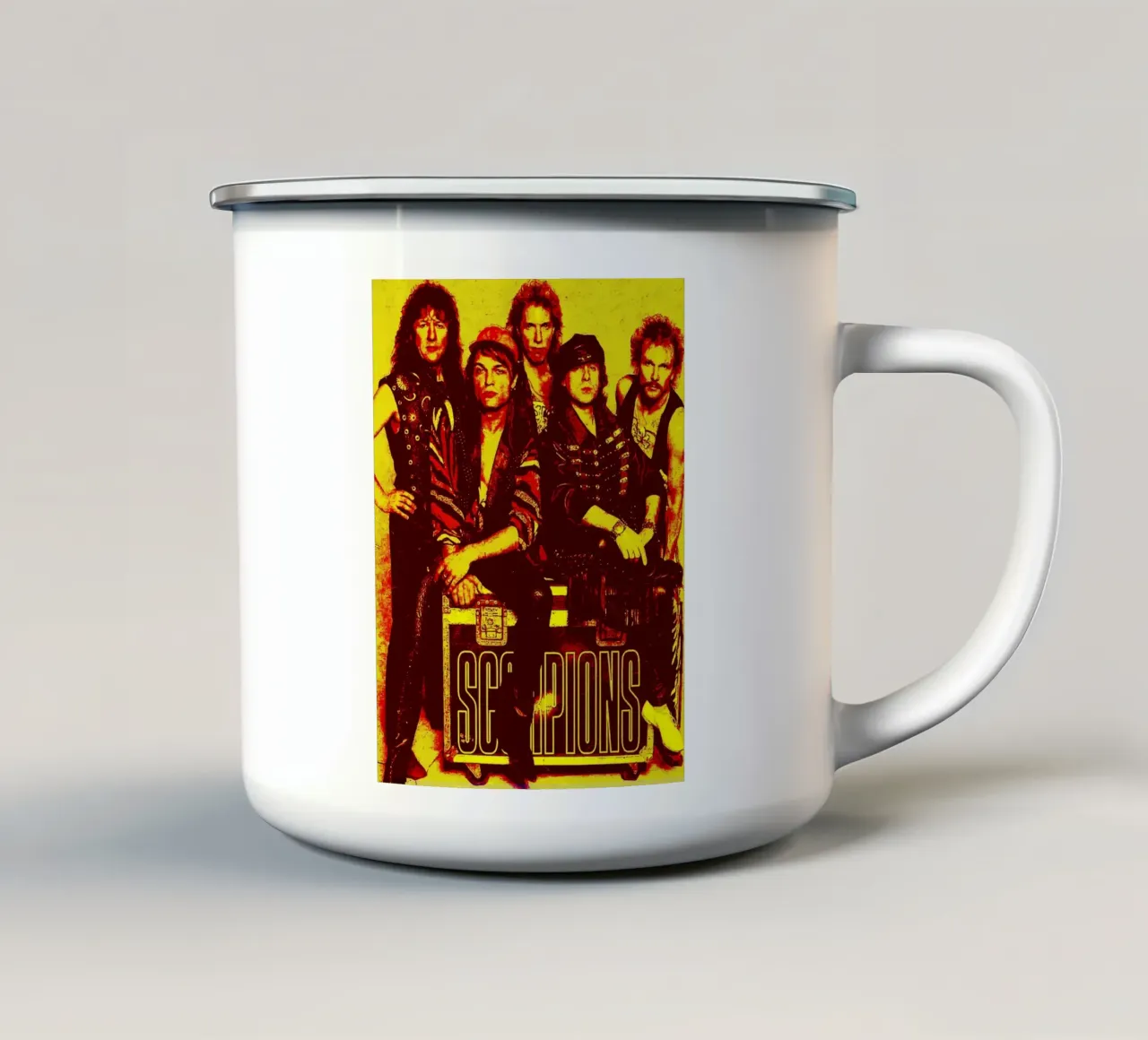 Scorpions Band Art tazza in smalto da vanhesling