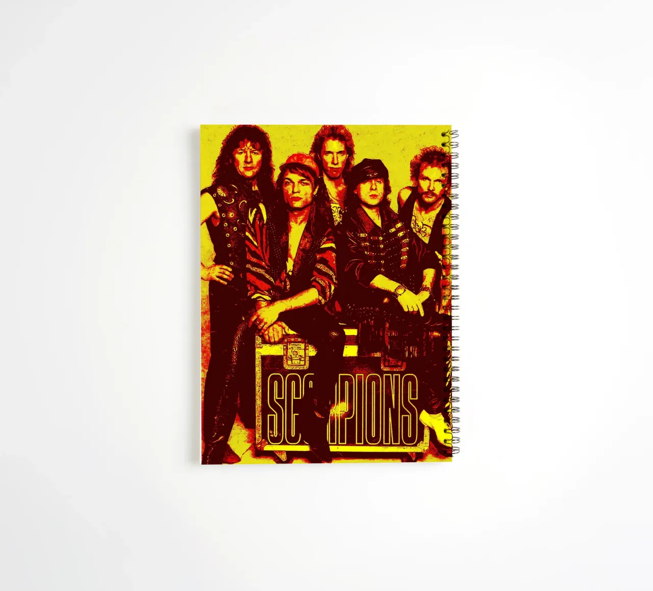 Scorpions Band Art spiral notebook by vanhesling