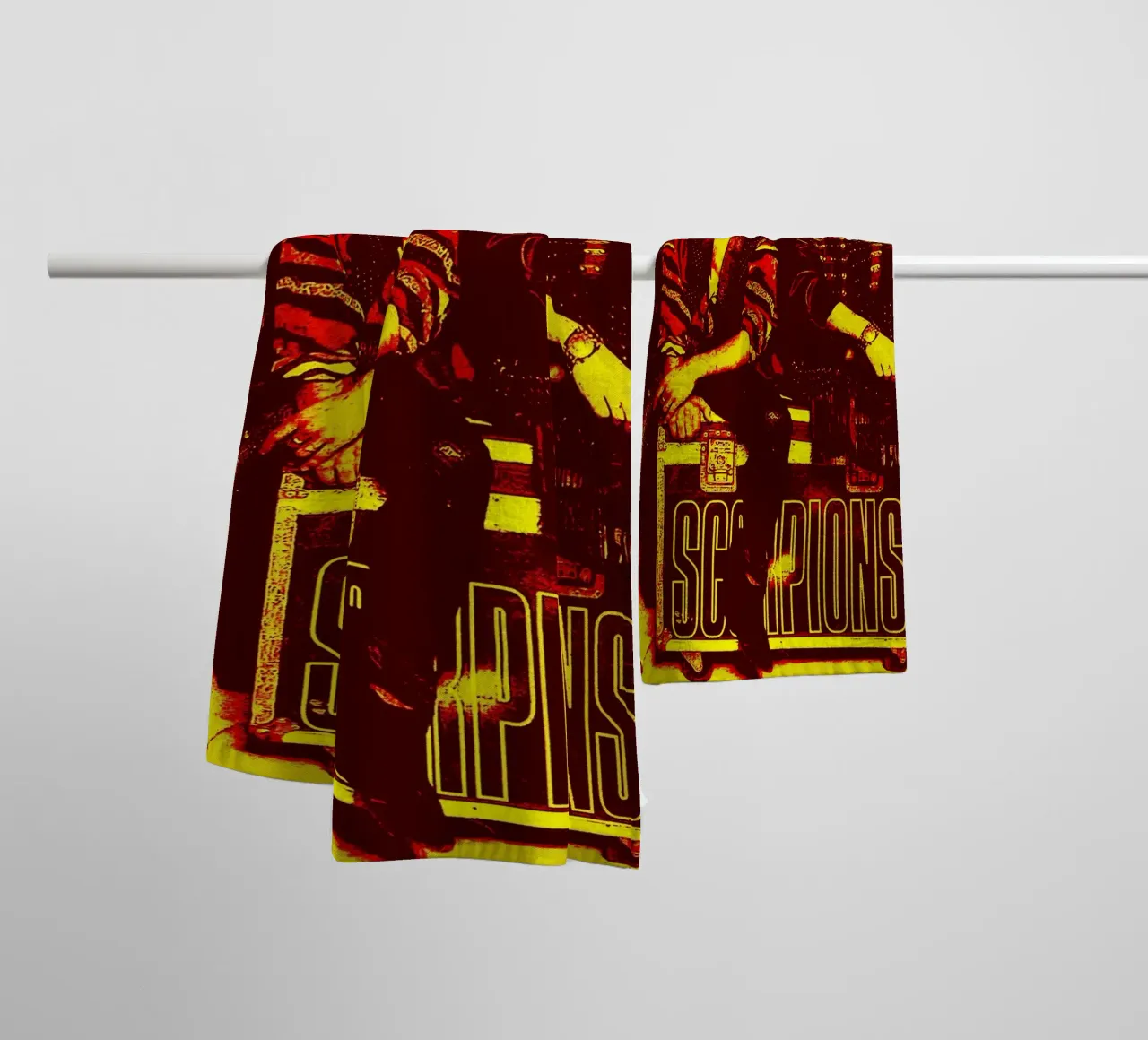 Scorpions Band Art asciugamano da bagno da vanhesling