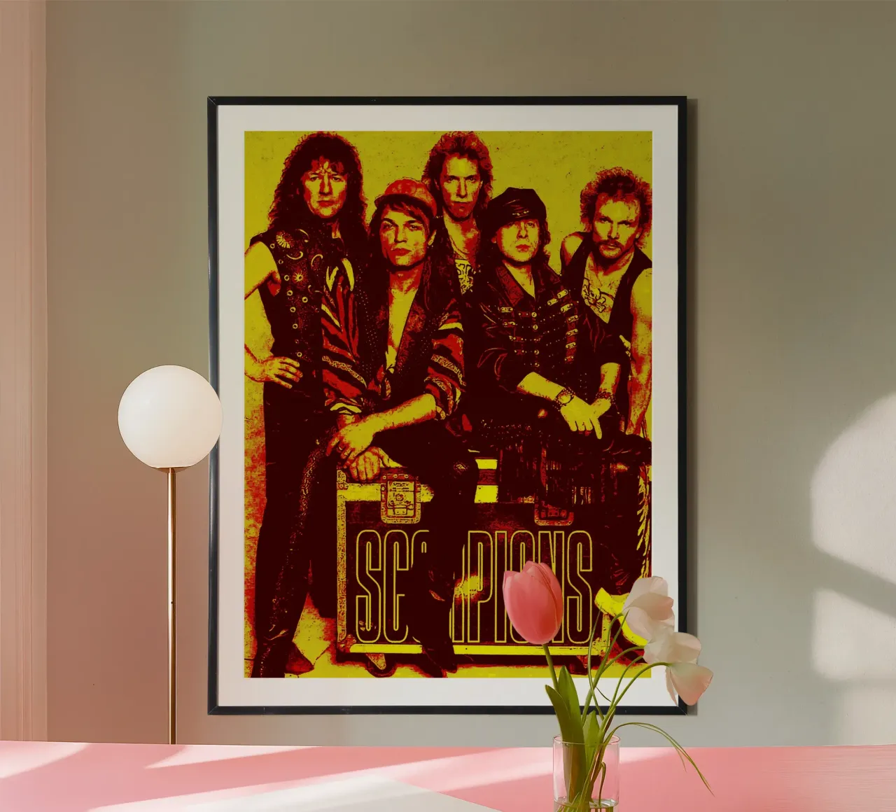 Scorpions Band Art carta hahnemühle da vanhesling