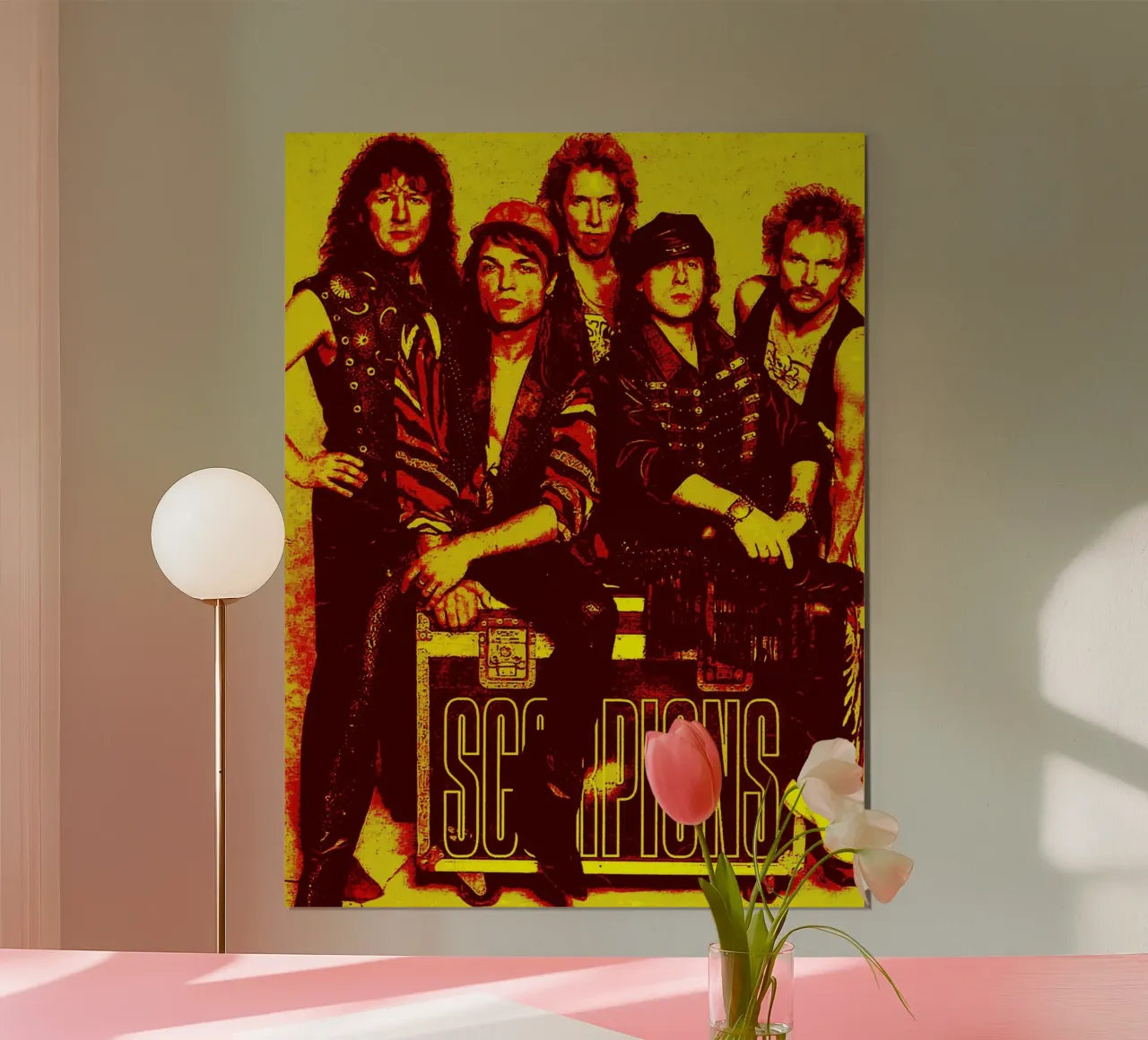 Scorpions Band Art carta hahnemühle da vanhesling