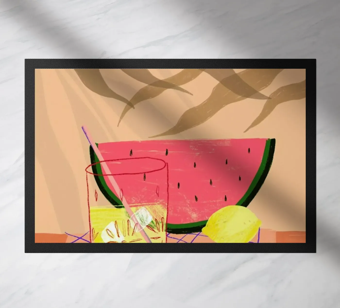 Melonade deurmat van Pure