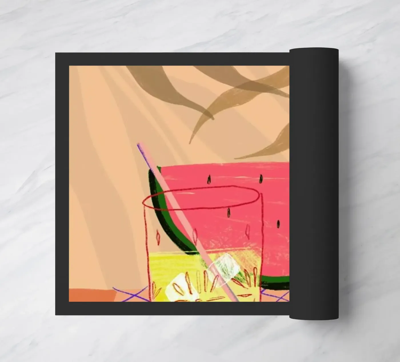 Melonade deurmat van Pure