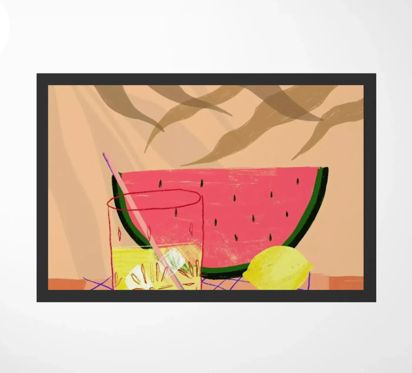 Melonade deurmat van Pure