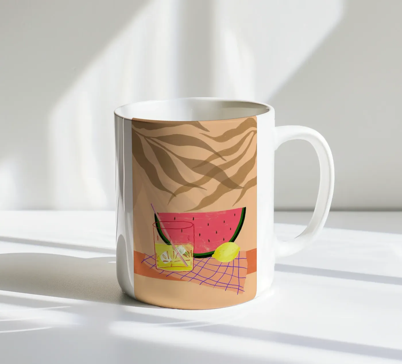 Melonade ceramic mug by Pure