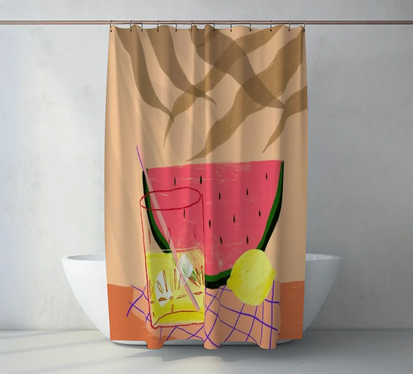 Melonade douchegordijn van Pure