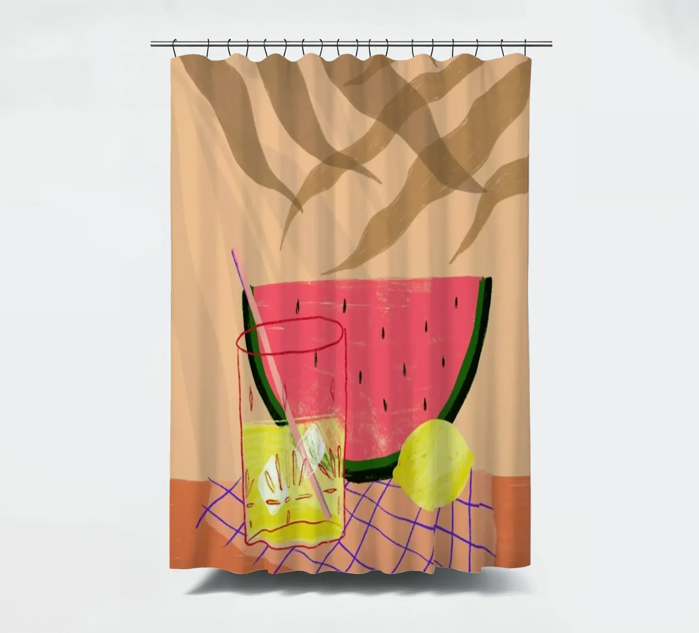 Melonade douchegordijn van Pure