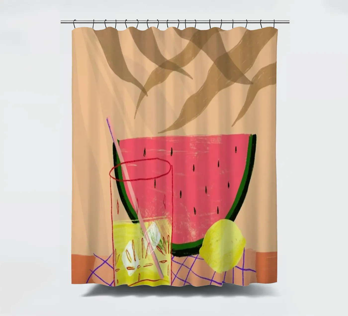 Melonade douchegordijn van Pure