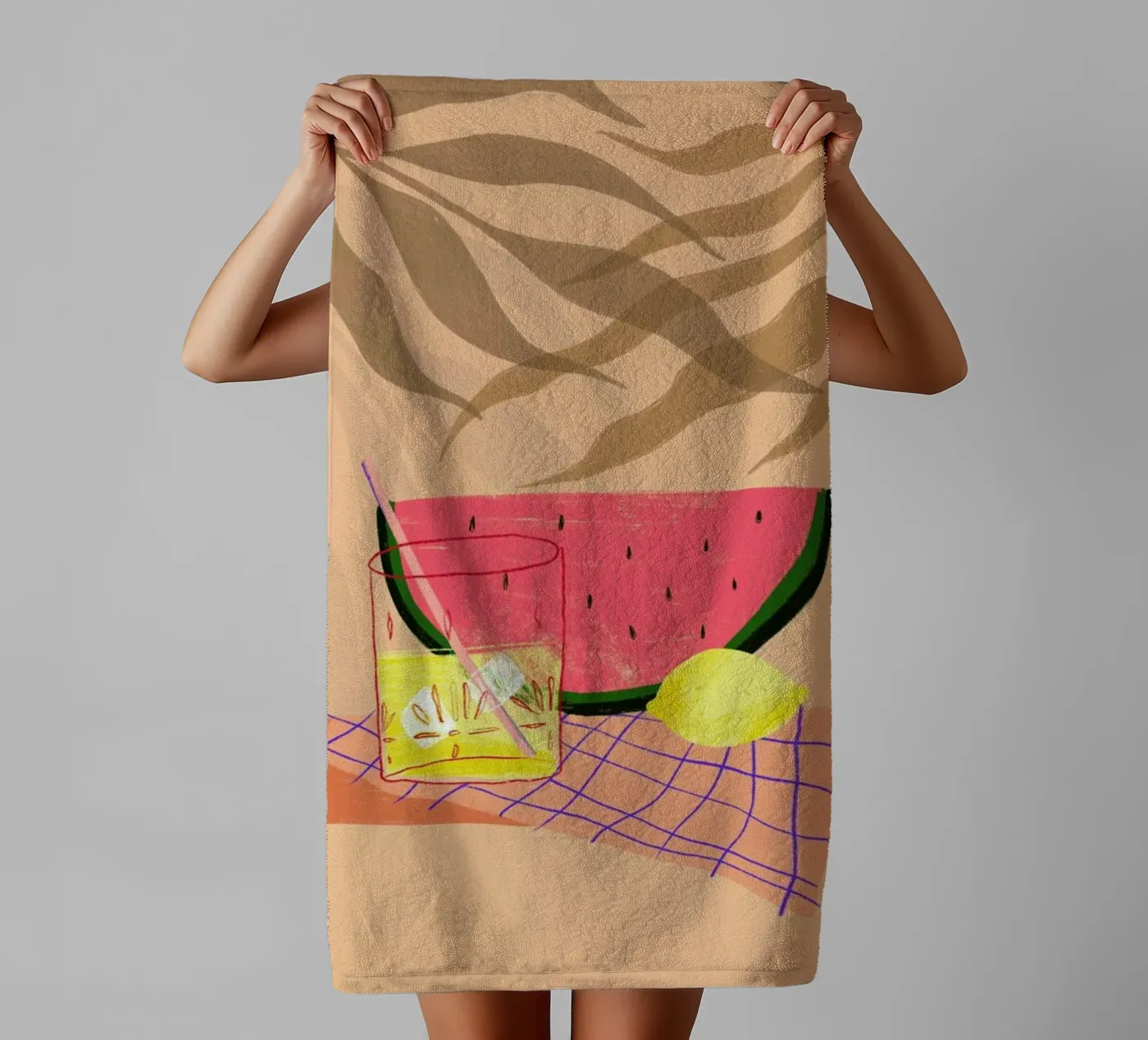 Melonade towel by Pure