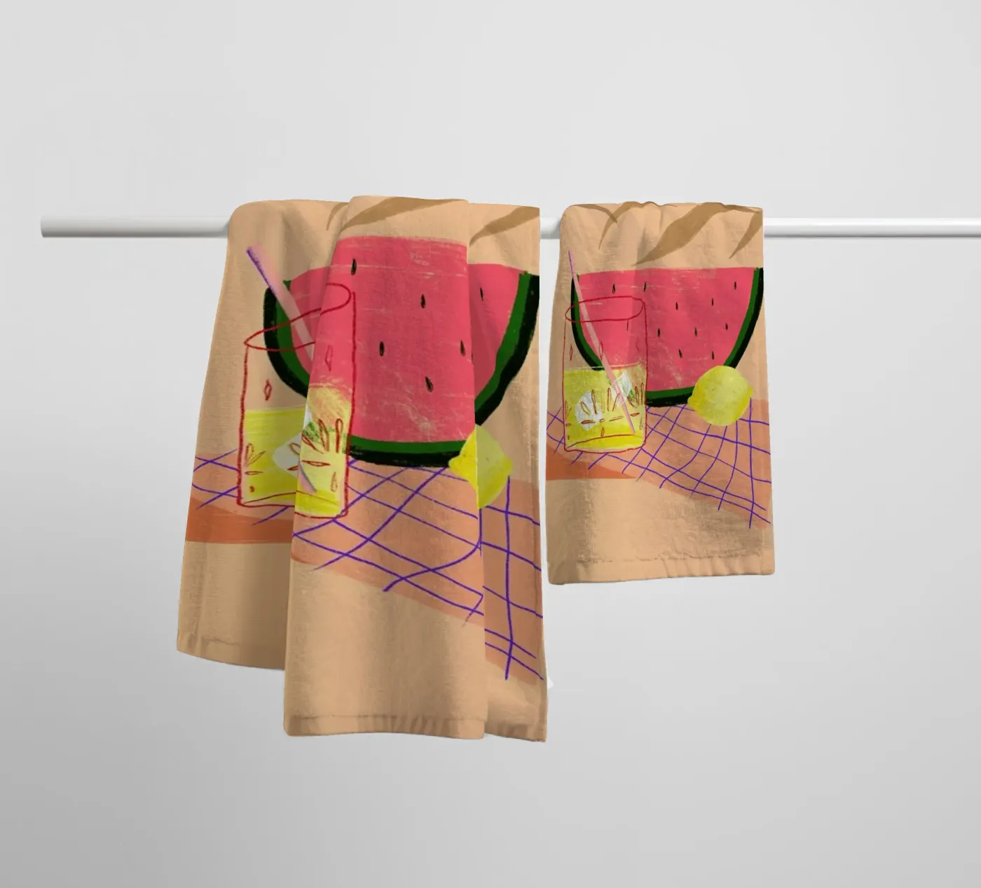 Melonade towel by Pure
