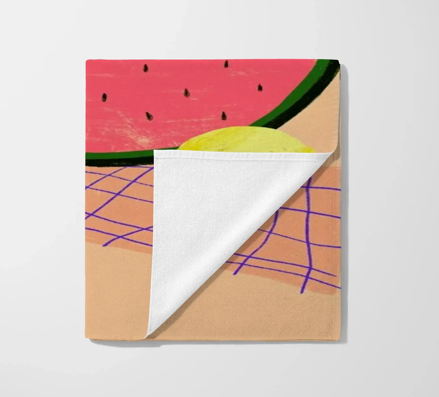 Melonade strandhanddoek van Pure