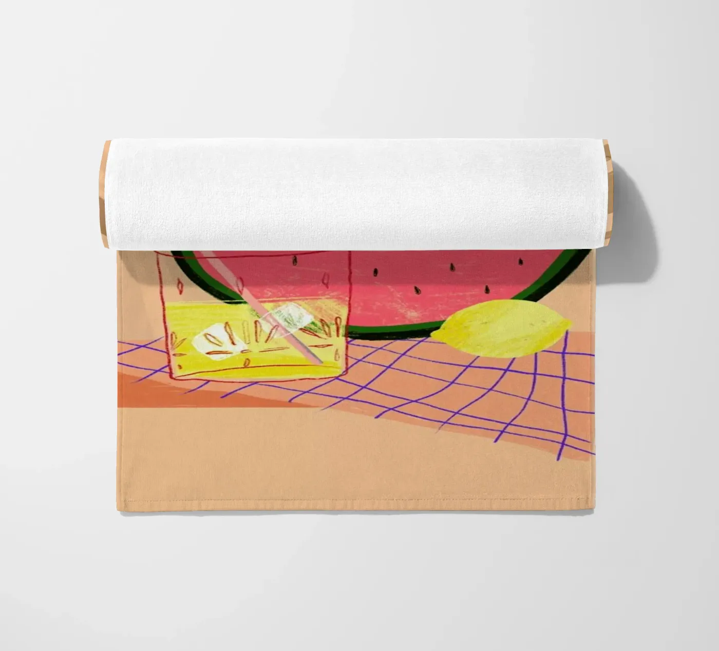 Melonade strandhanddoek van Pure