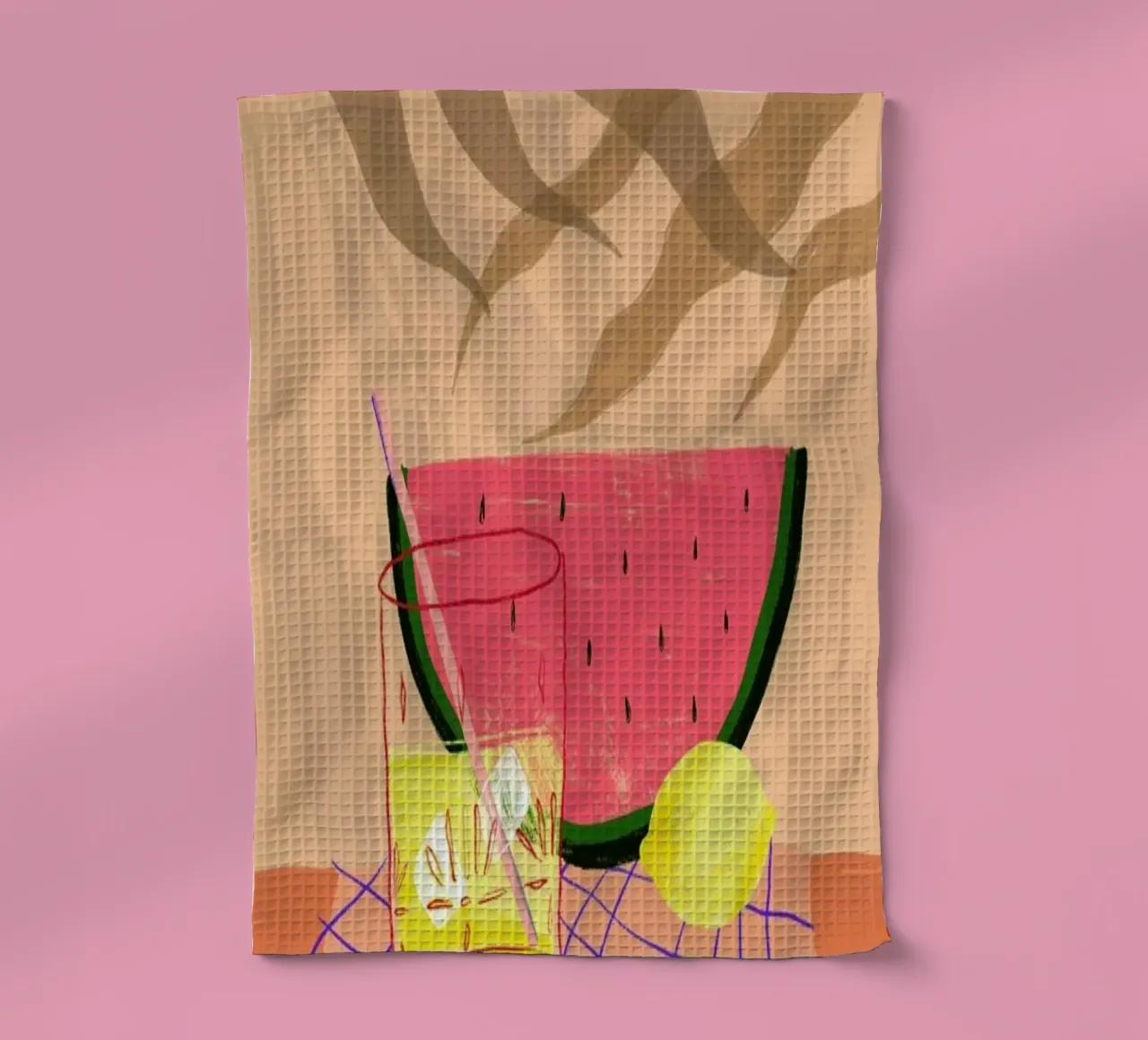 Melonade Geschirrtuch von Pure