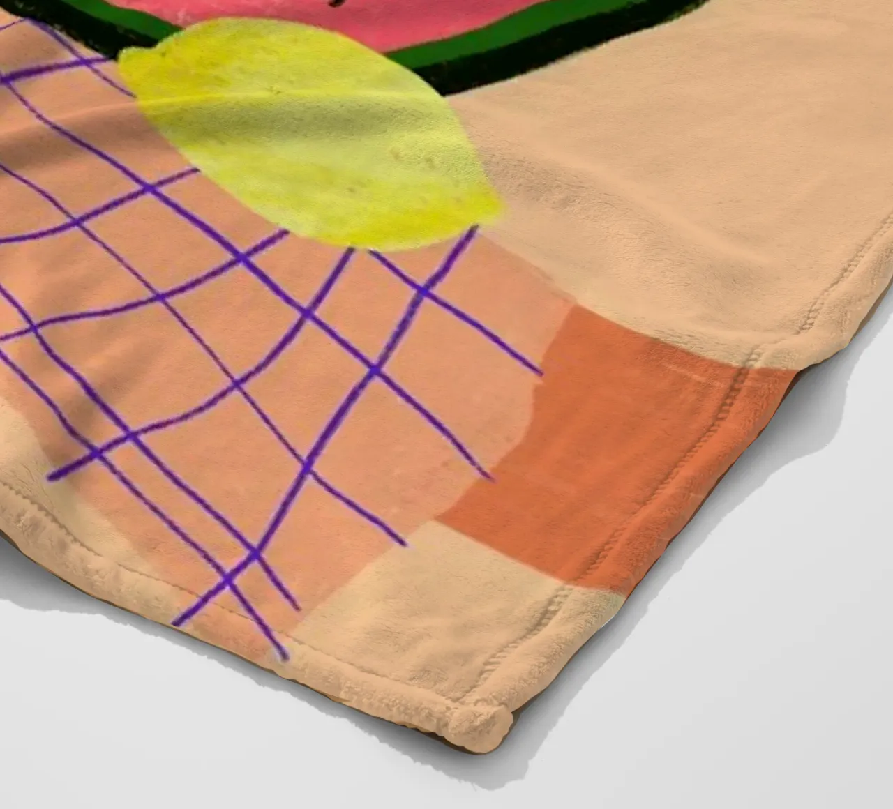 Melonade fleecedeken van Pure