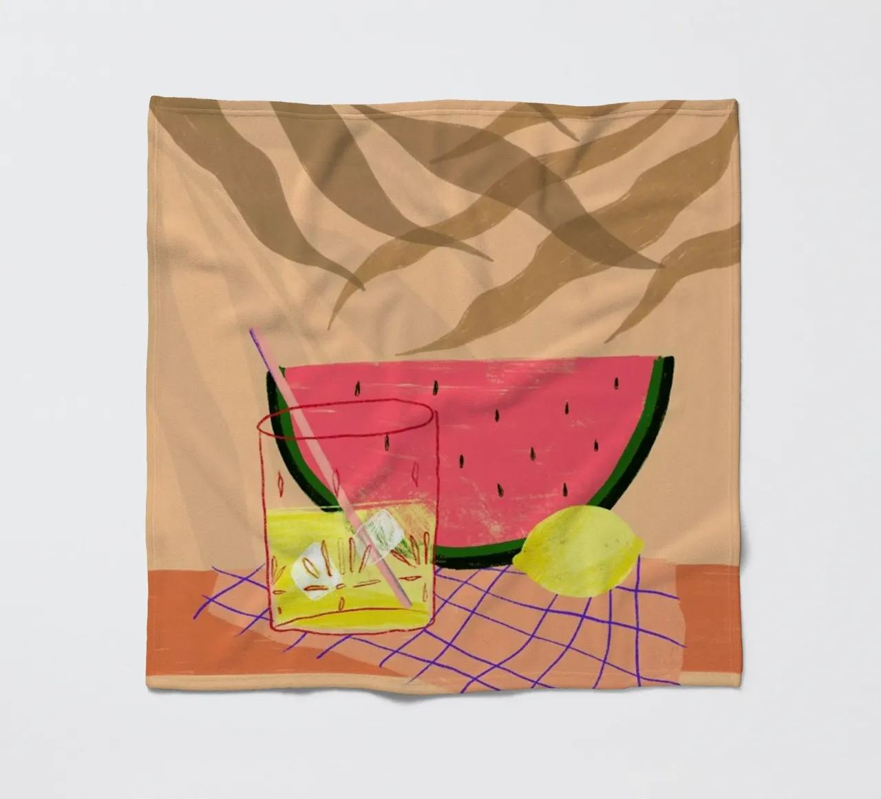 Melonade fleecedeken van Pure