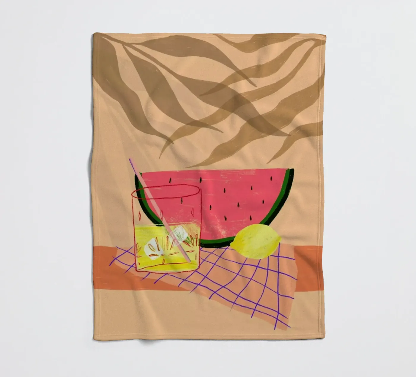 Melonade Fleecedecke von Pure