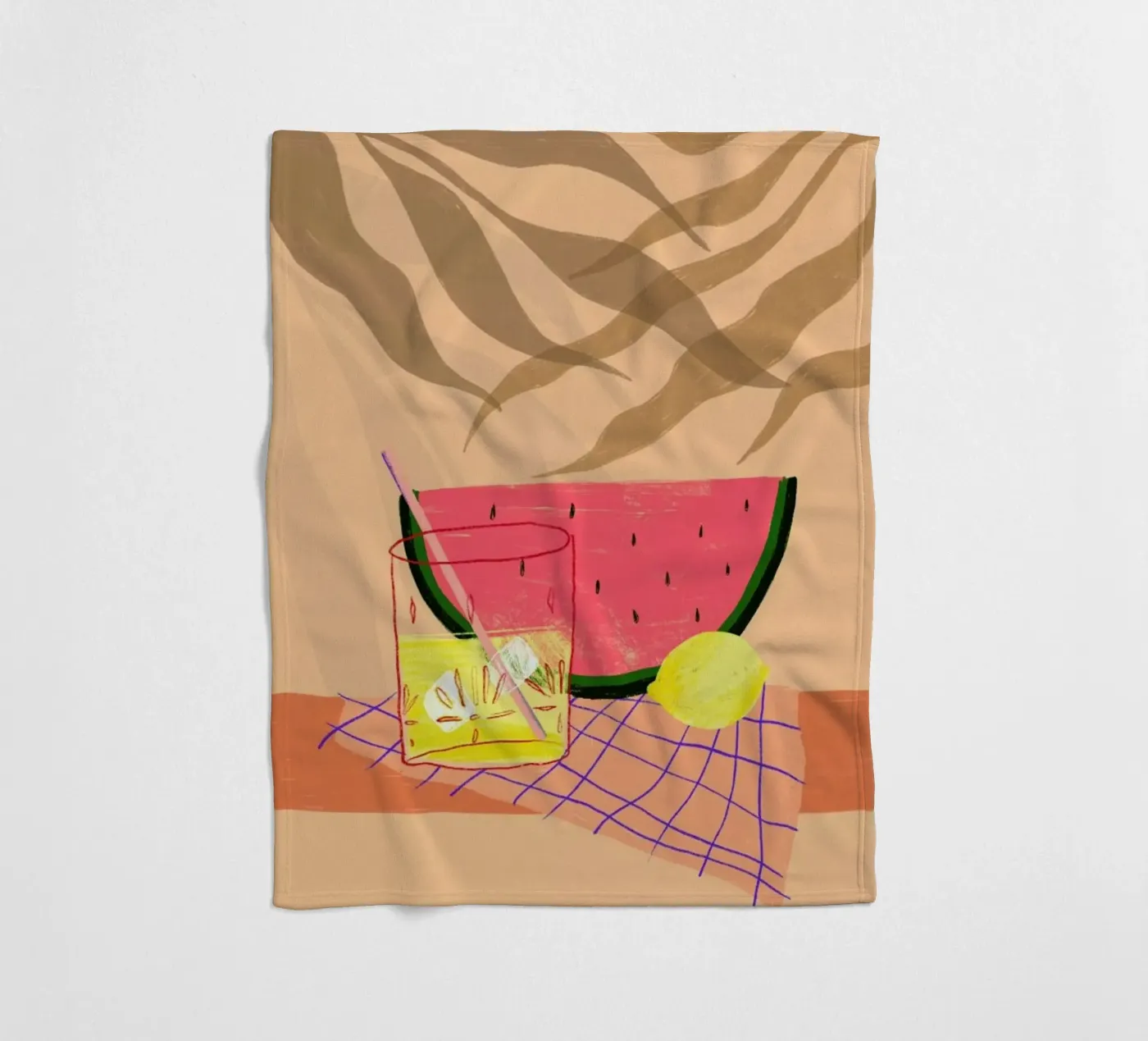 Melonade Fleecedecke von Pure