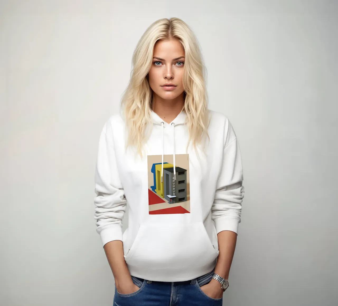 Bauhaus felpa con cappuccio da Brooke