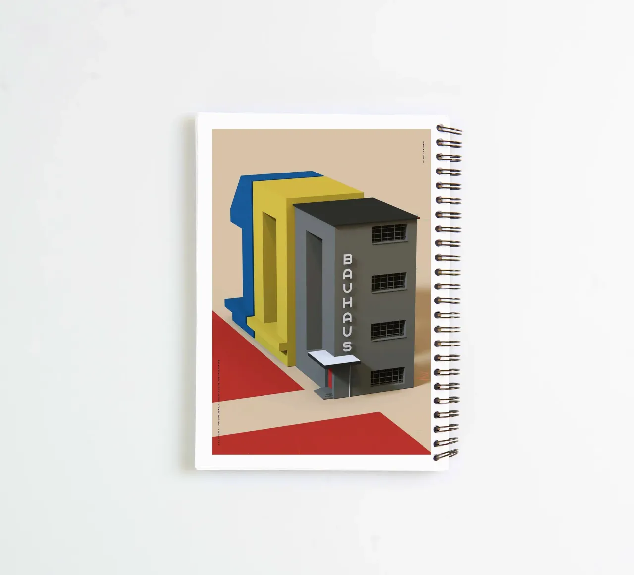 Bauhaus spiral notebook by Brooke