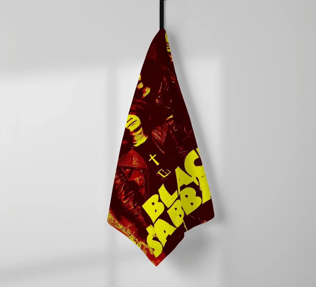 Black Sabbath Band Art tea towel by vanhesling