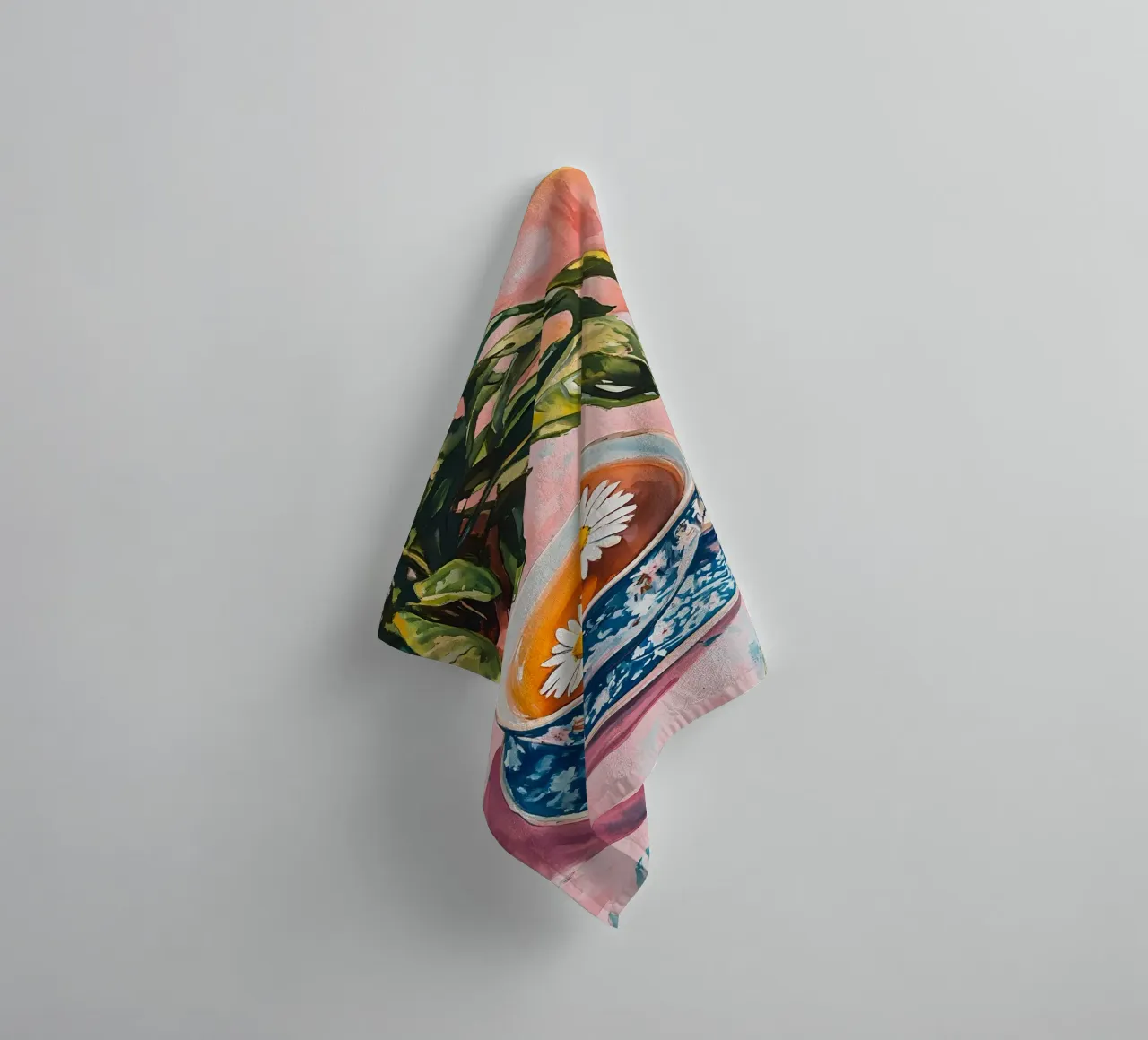 Daisy Tea towel by IamHomeStudio