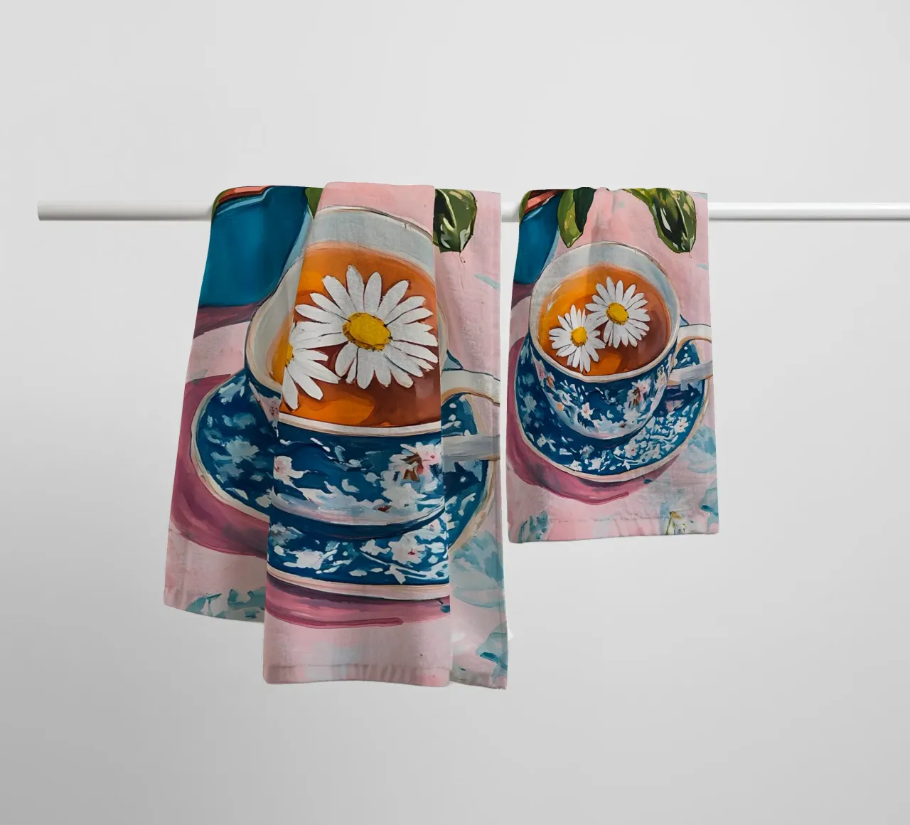Daisy Tea towel by IamHomeStudio