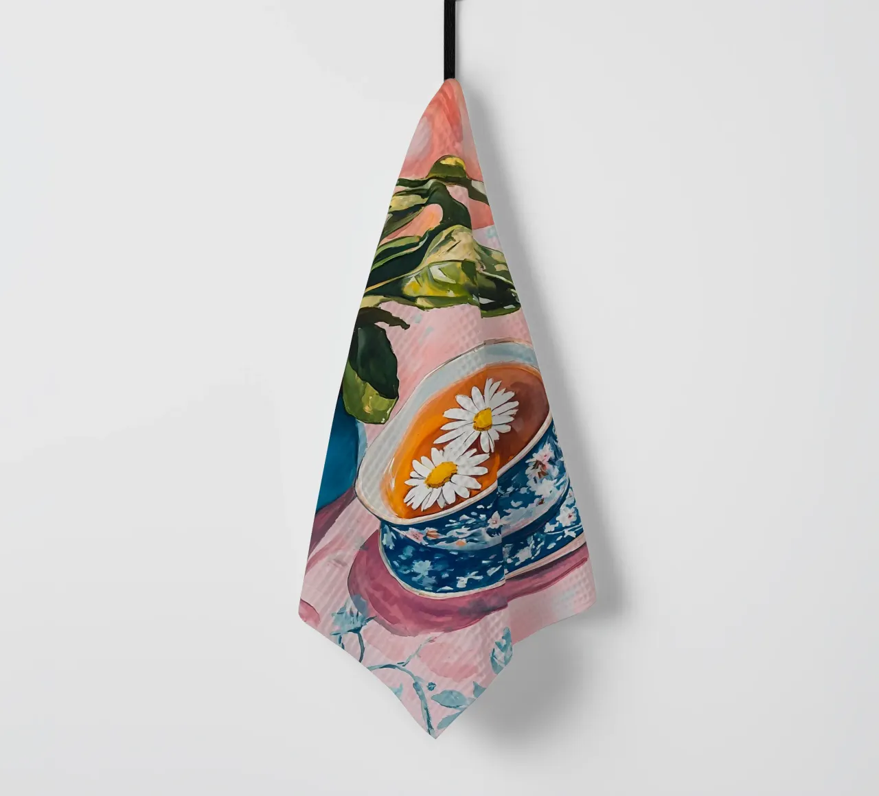 Daisy Tea tea towel by IamHomeStudio