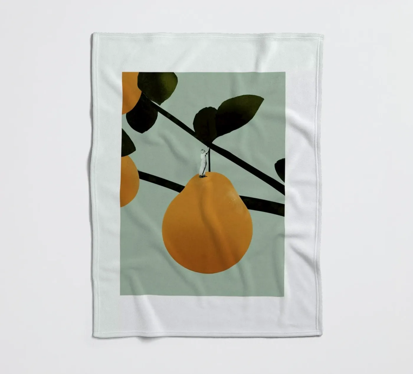 Tree Decoration Fleecedecke von Maarten Léon