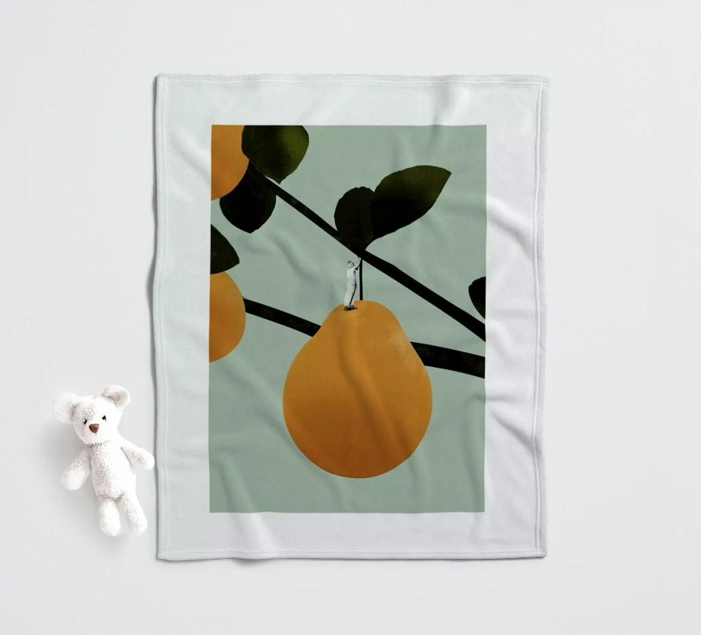 Tree Decoration Fleecedecke von Maarten Léon