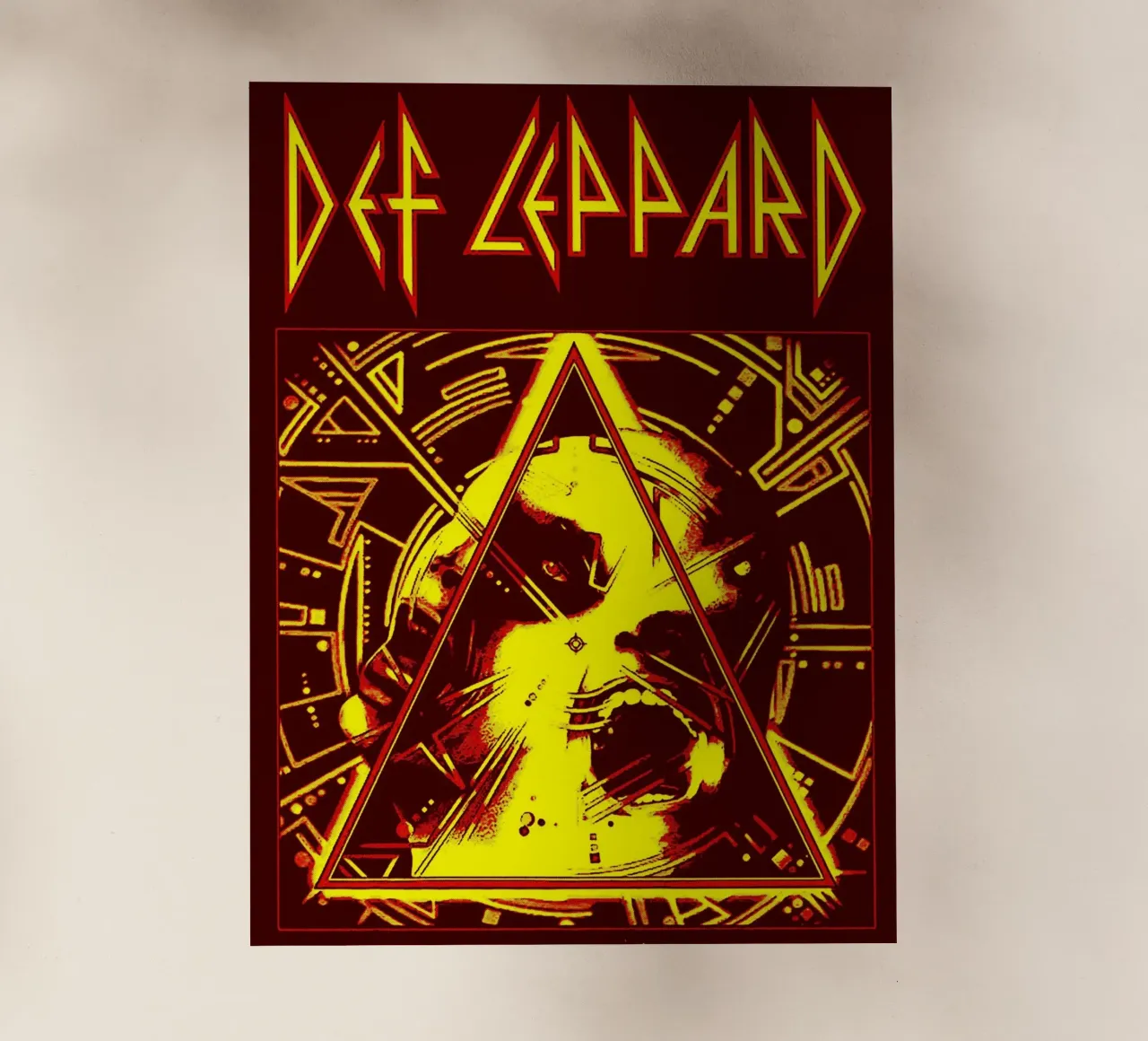 Def Leppard Band Art pellicola backlit da vanhesling