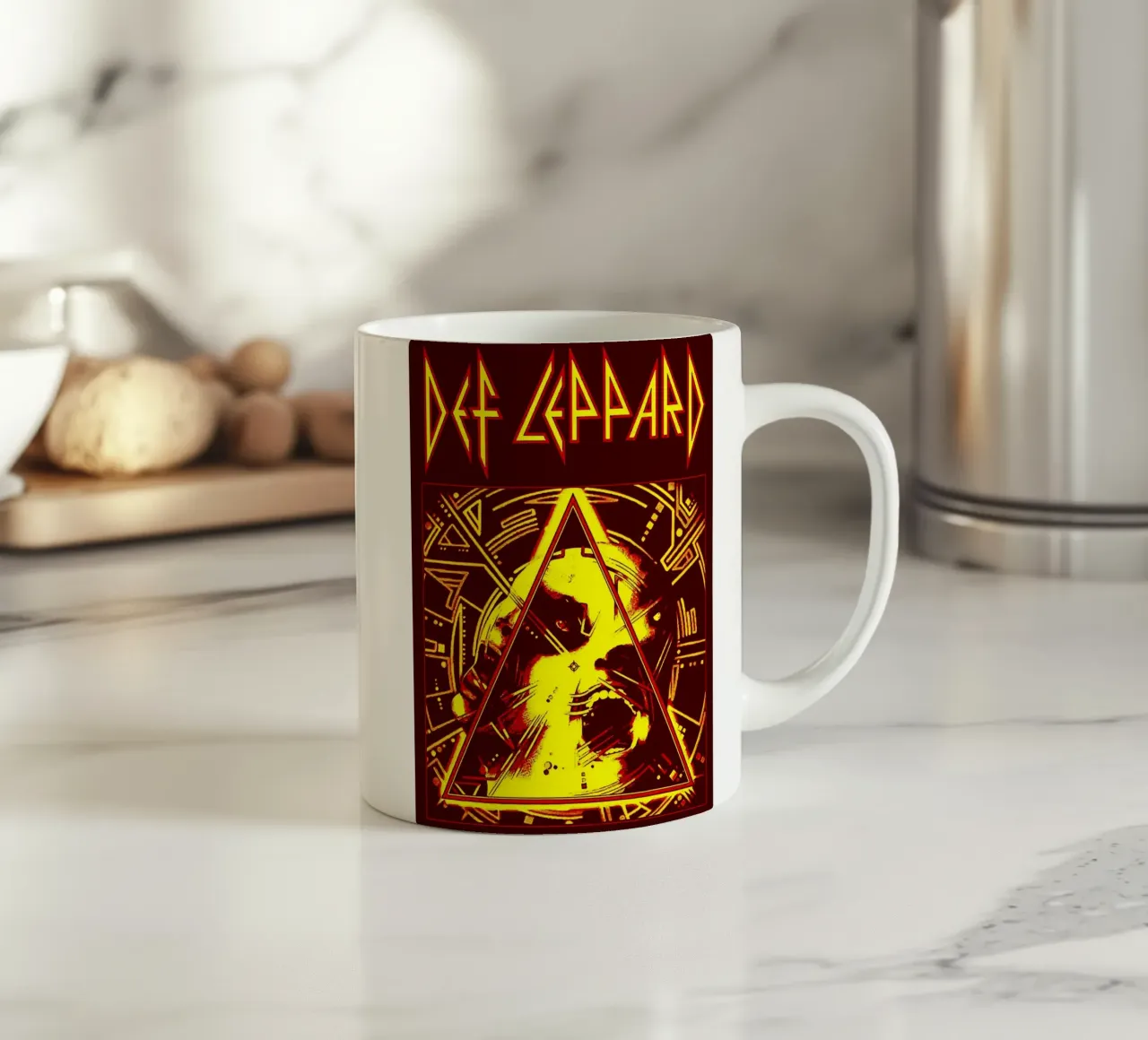 Def Leppard Band Art tazza in ceramica da vanhesling