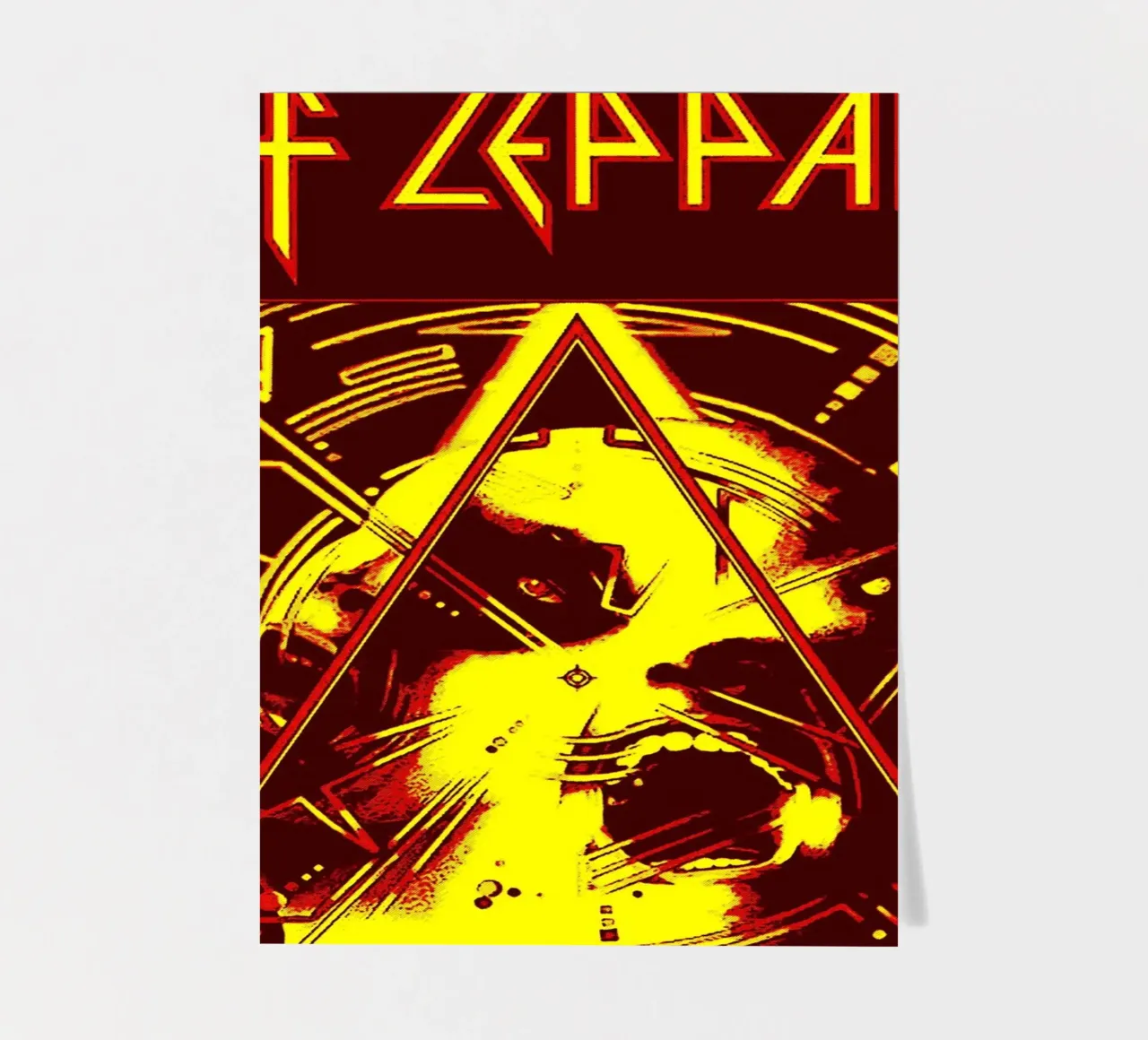 Def Leppard Band Art Stickerbogen von vanhesling