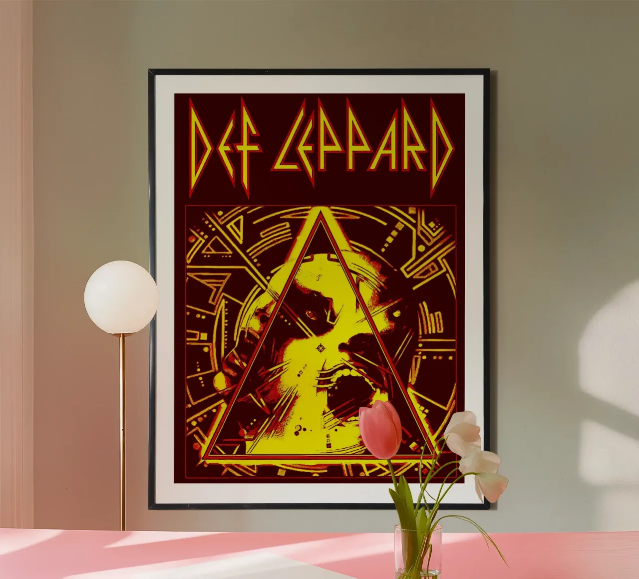 Def Leppard Band Art carta hahnemühle da vanhesling