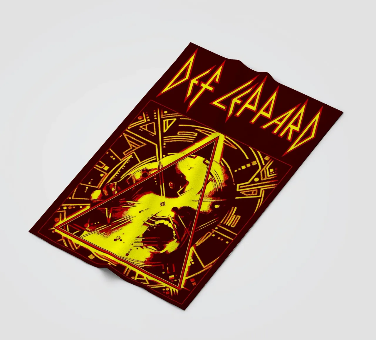 Def Leppard Band Art coperta in pile da vanhesling
