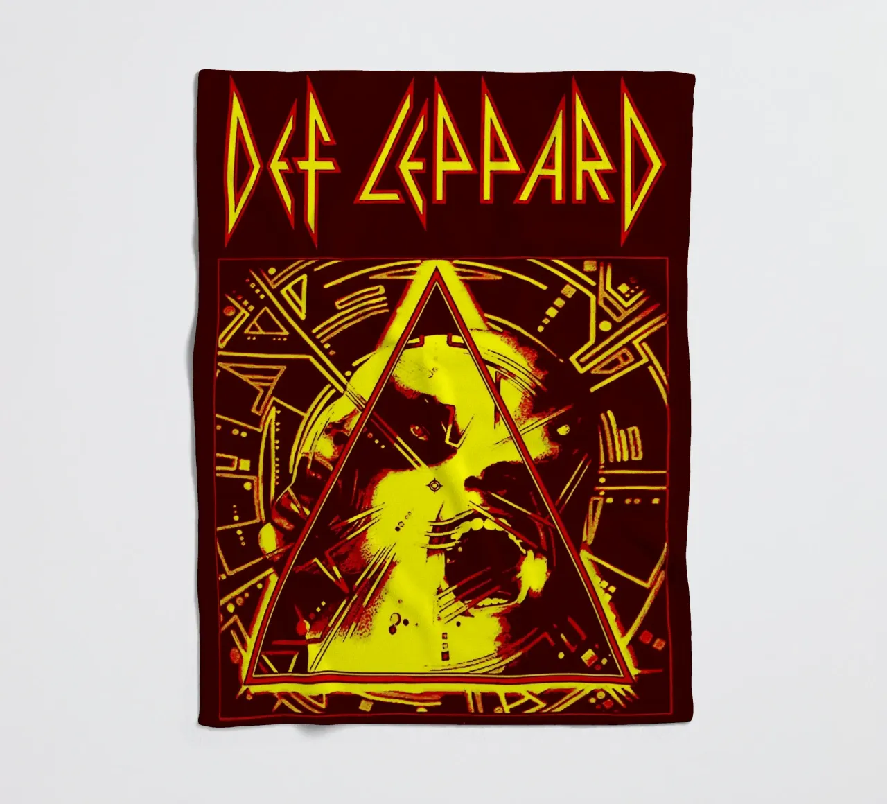 Def Leppard Band Art coperta in pile da vanhesling