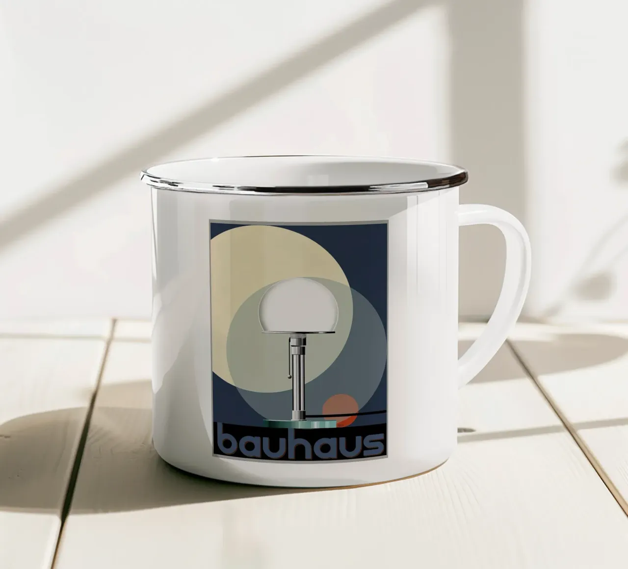 Bauhaus tazza in smalto da Brooke