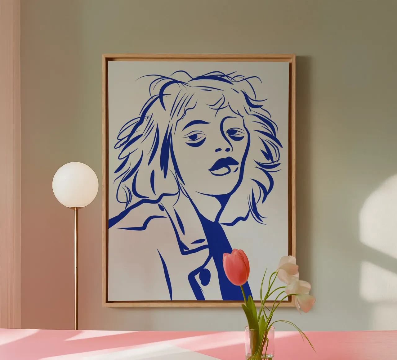 Insomnia 10 canvas with Floater frame by Little Dean