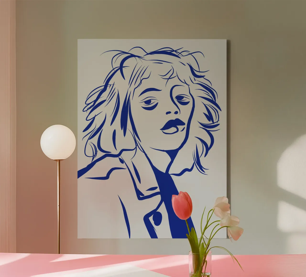 Insomnia 10 canvas with Floater frame by Little Dean
