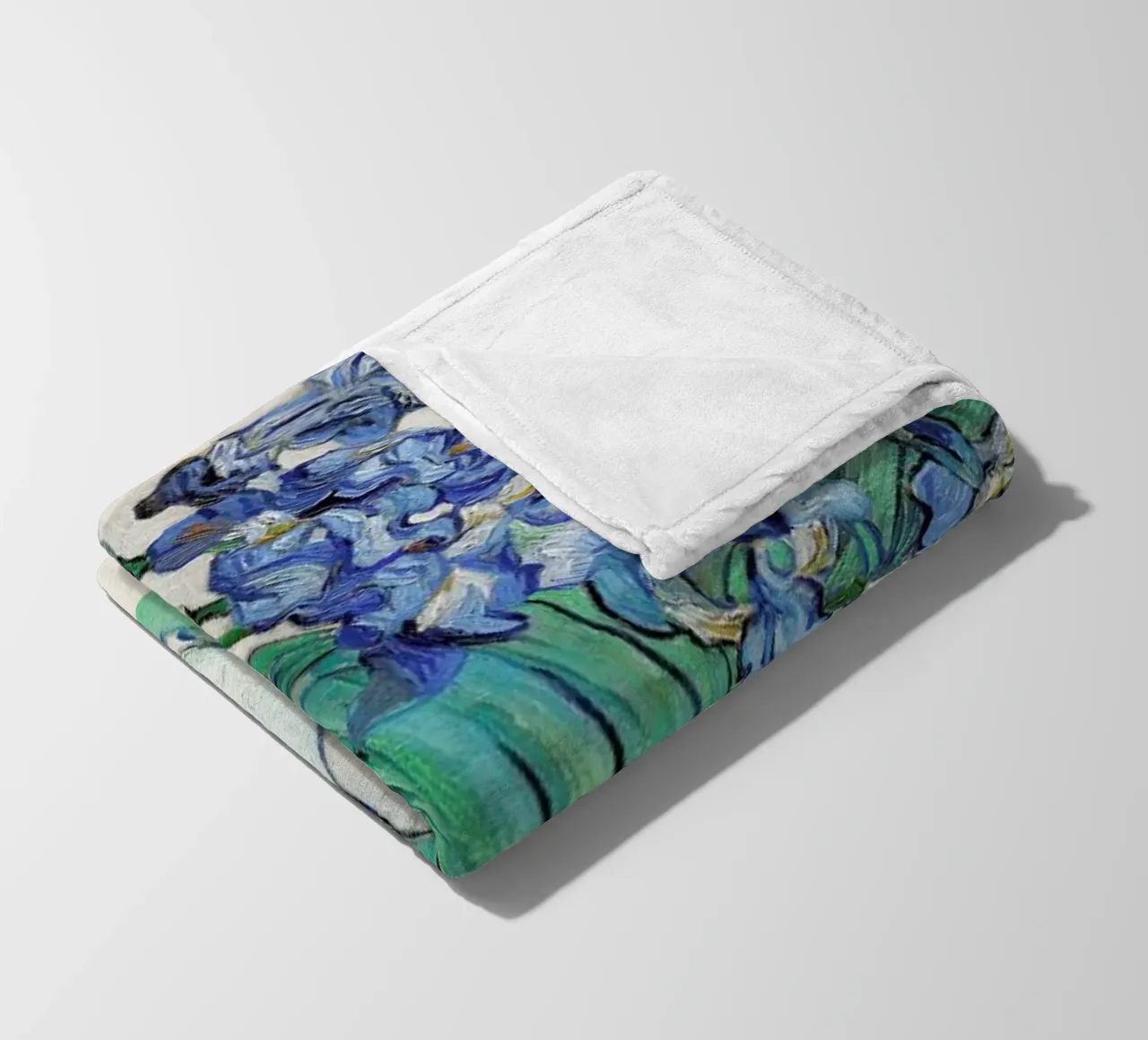 Signed, Vincent – Irises 2 coperta in pile da Vintage by JUNIQE